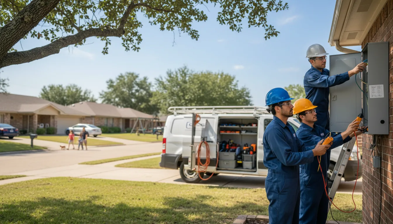 Certified electrician providing emergency electrical services in Gorin, MO